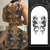 Fake Full back tattoo