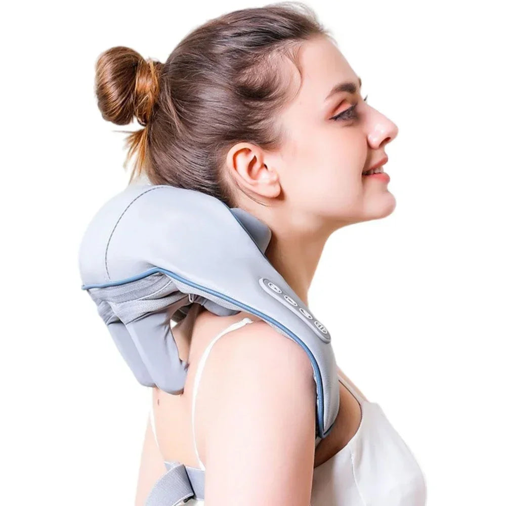 Portable shoulder and neck massager