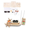 DIY Science Toys Remote Control wooden Boat