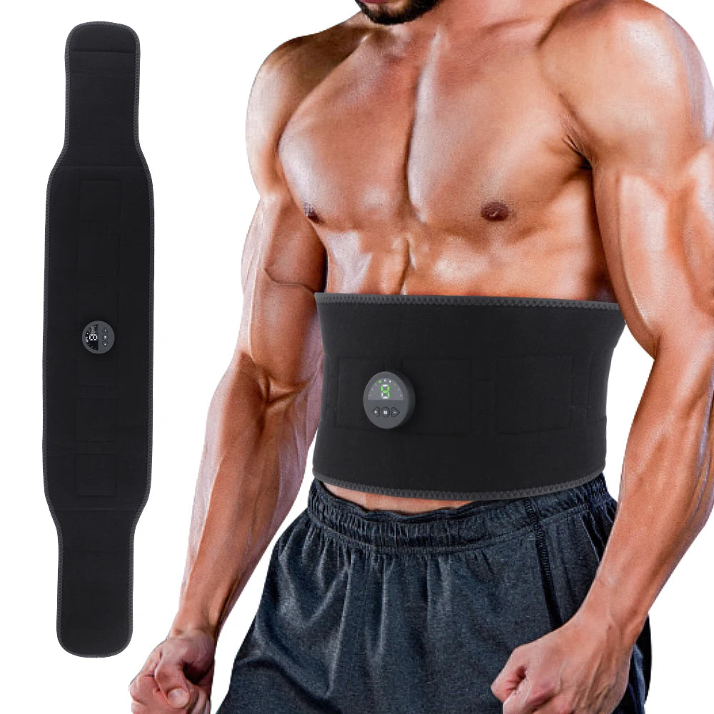 Abdominal belt heat massager