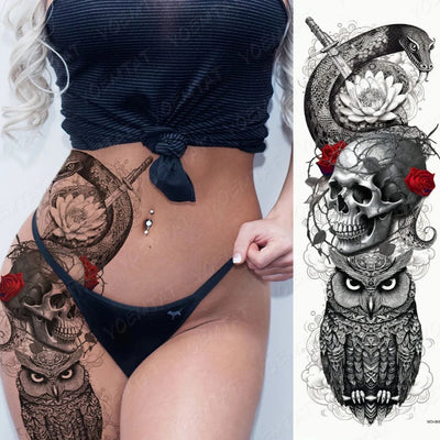 thigh tattoos women