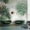 Tropical Plants Palm Leaf Mural Wallpaper