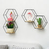 Hexagonal wall shelves shelf