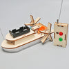 DIY Science Toys Remote Control wooden Boat
