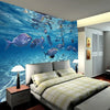 Underwater World Of Marine Fish  Mural Wallpaper
