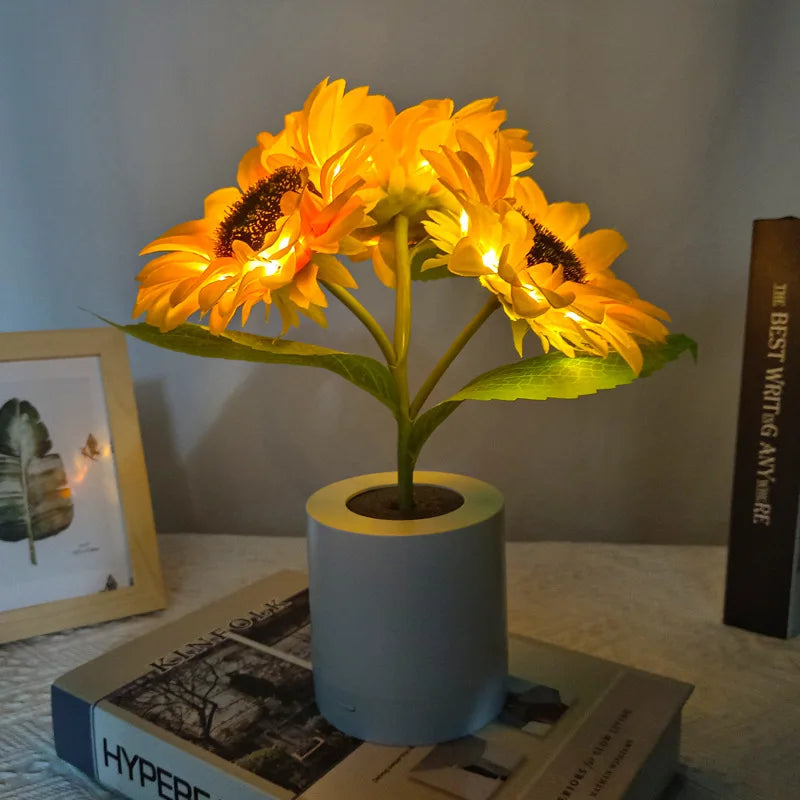 Led Sunflower Night Light