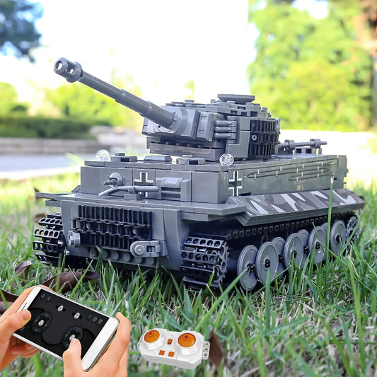 Remote Control Military Battle Tank  Building Blocks