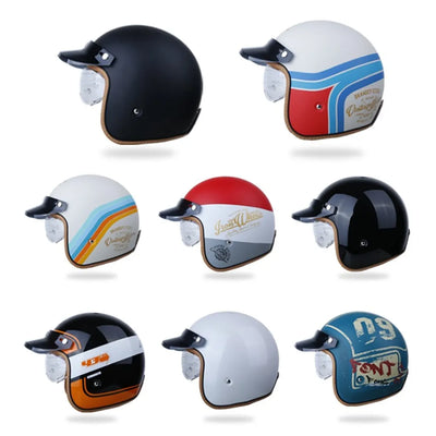 Retro Motorcycle Helmet