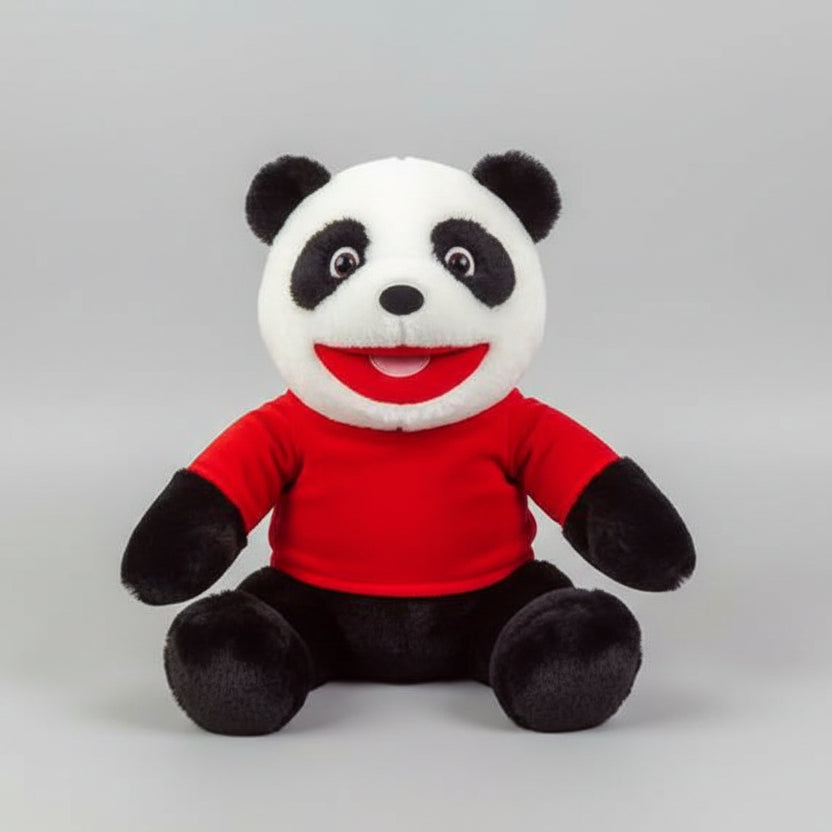 Large 60cm hand puppet toy with movable mouth for kids storytelling