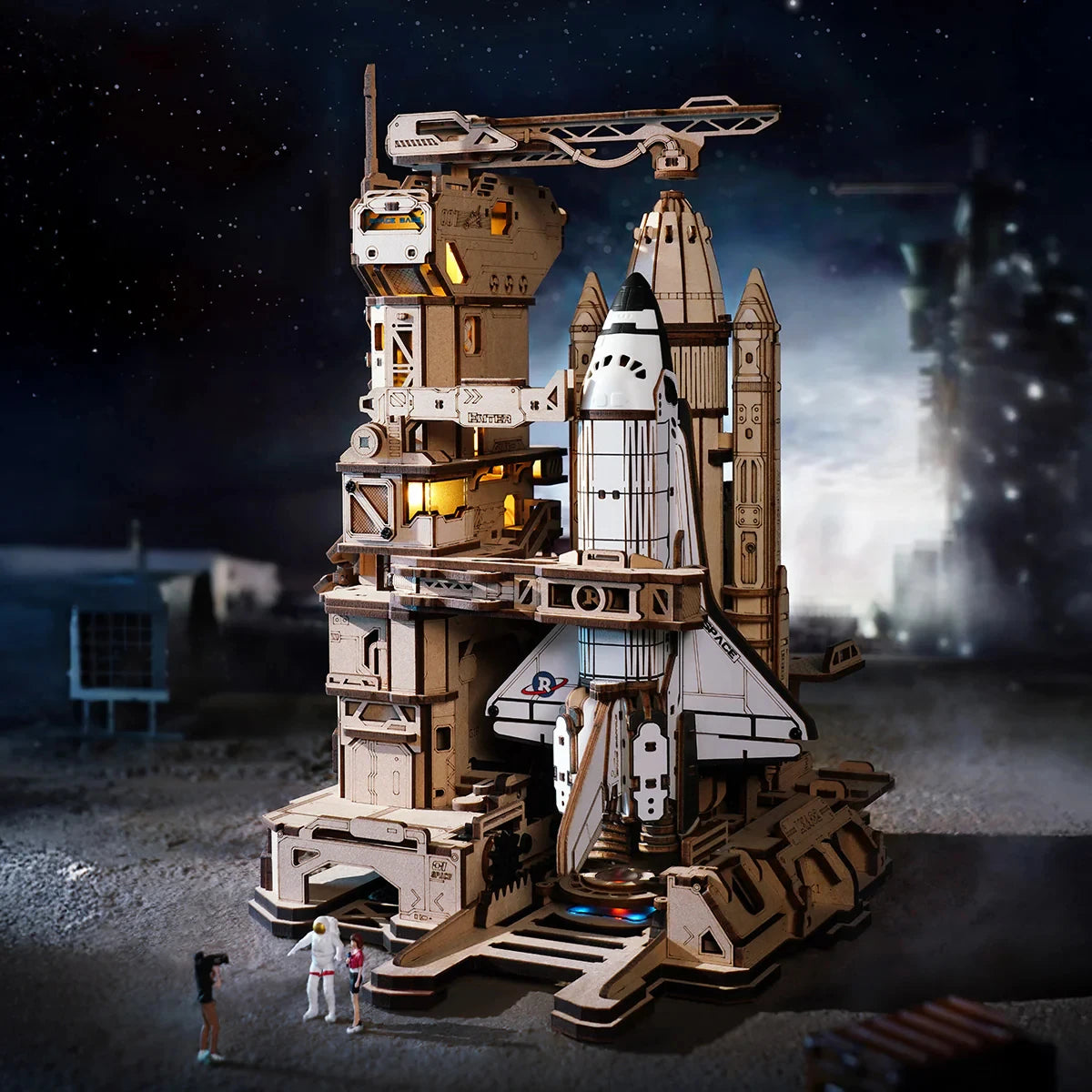 Wooden Space Shuttle