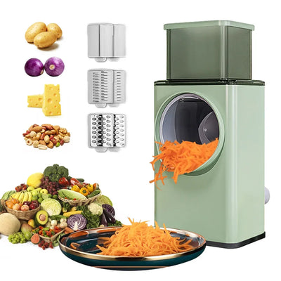 Rotary Vegetable grater and slicer