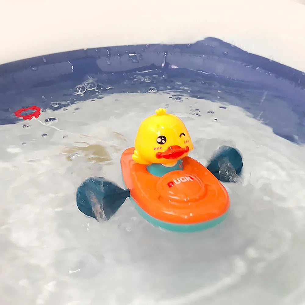 Yellow Duck Kayak Toy