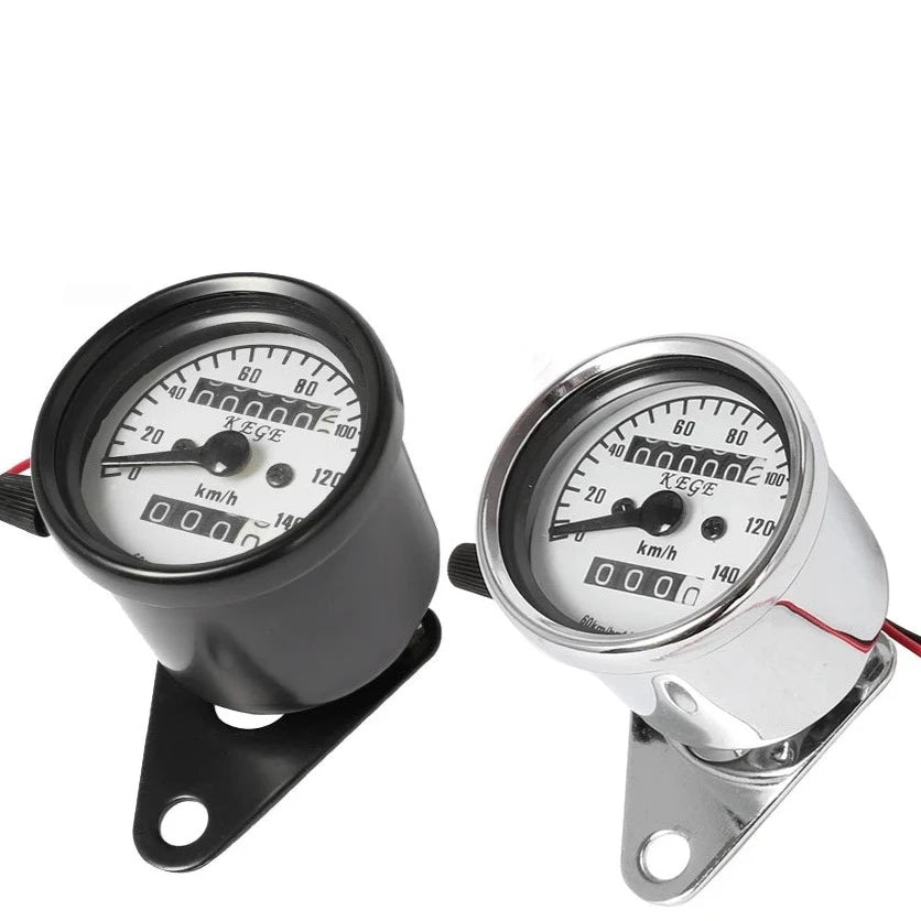 Retro Universal Motorcycle Speedometer