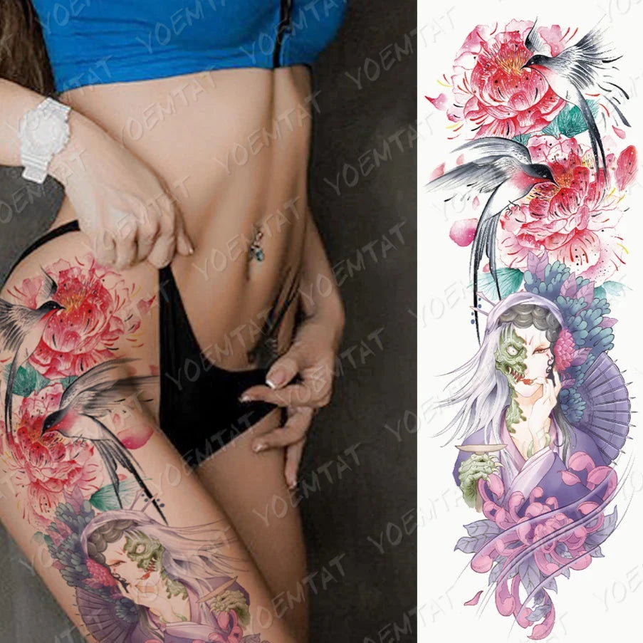 thigh tattoos women