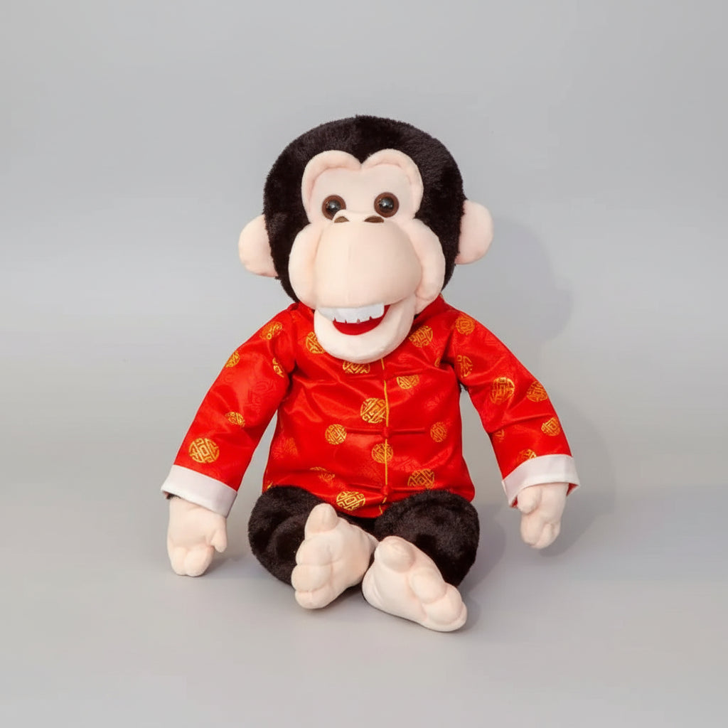 Large 60cm hand puppet toy with movable mouth for kids storytelling