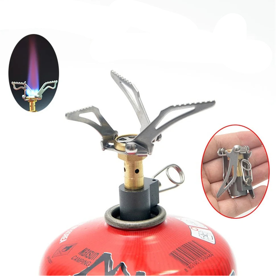 Pocket sized 45g aluminium alloy ultralight camping stove