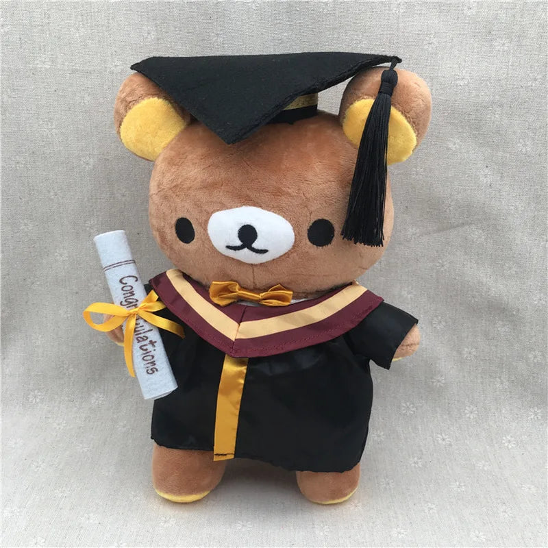 Cute  Rilakkuma Graduation Plush Doll