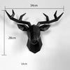 3D Deer Head Sculpture Wall Decor