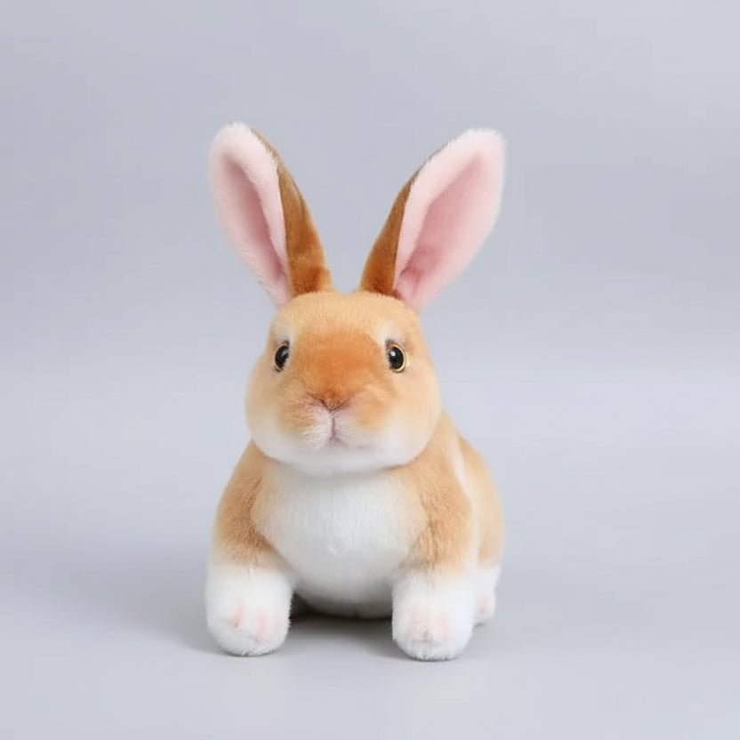 Realistic 16cm rabbit plush