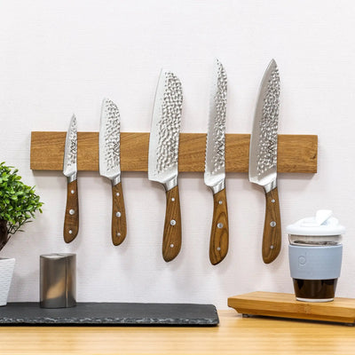 wood magnetic knife holder