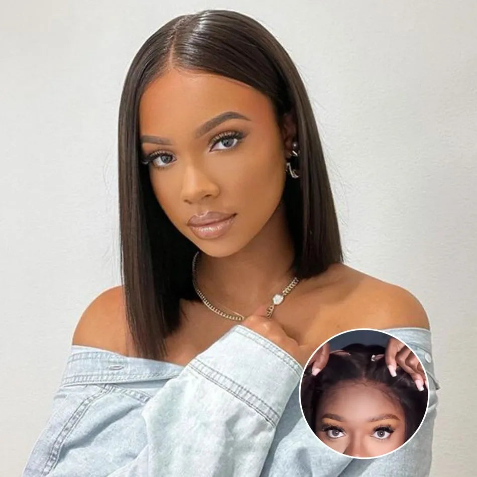 Glueless Bob Wig Human Hair