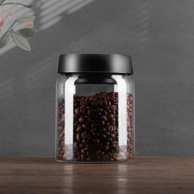 Vacuum coffee bean storage