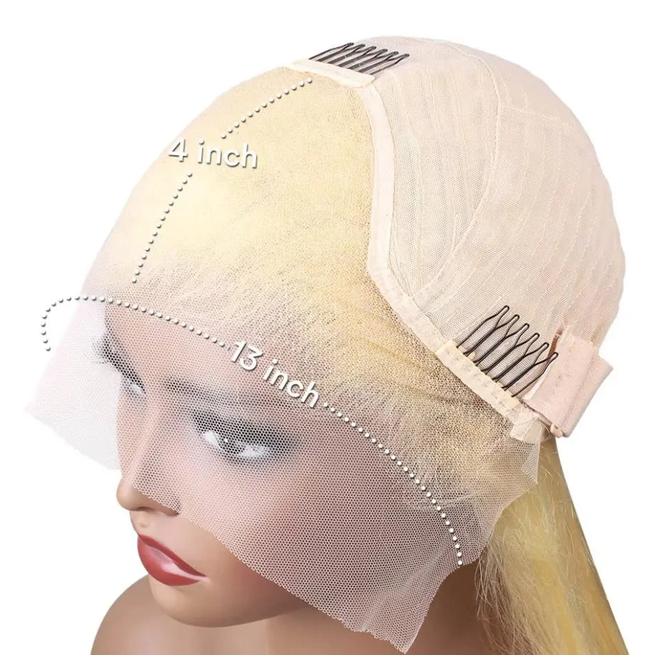 Straight blonde wigs