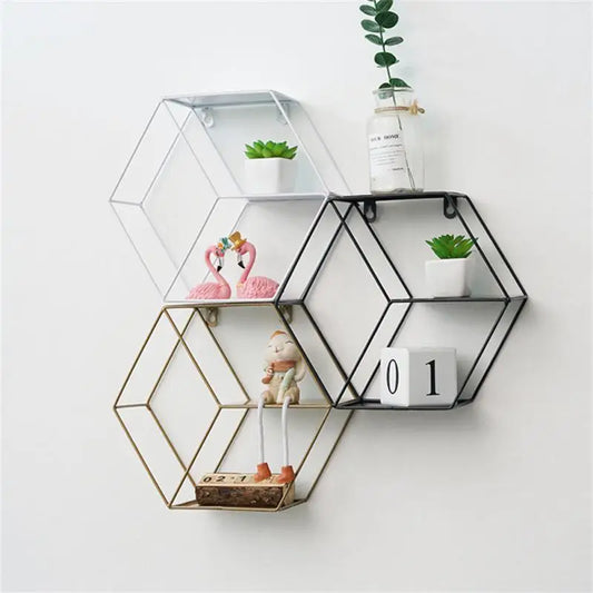 Decorative wall mounted shelf