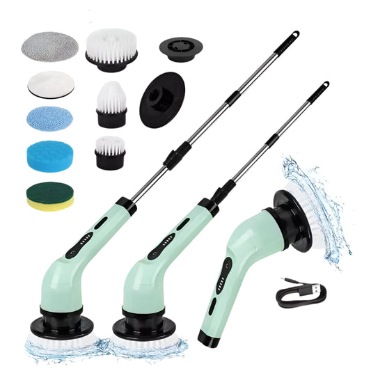 9 Brush Head Electric Spin Scrubber