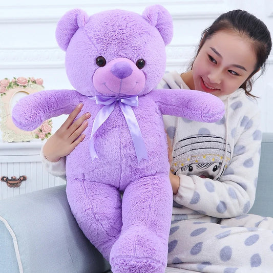 Giant Purple Bear Plush Toy