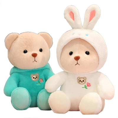 Cute Dressing  Bear Plush Toy Stuffed