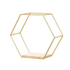 Hexagonal wall shelves shelf