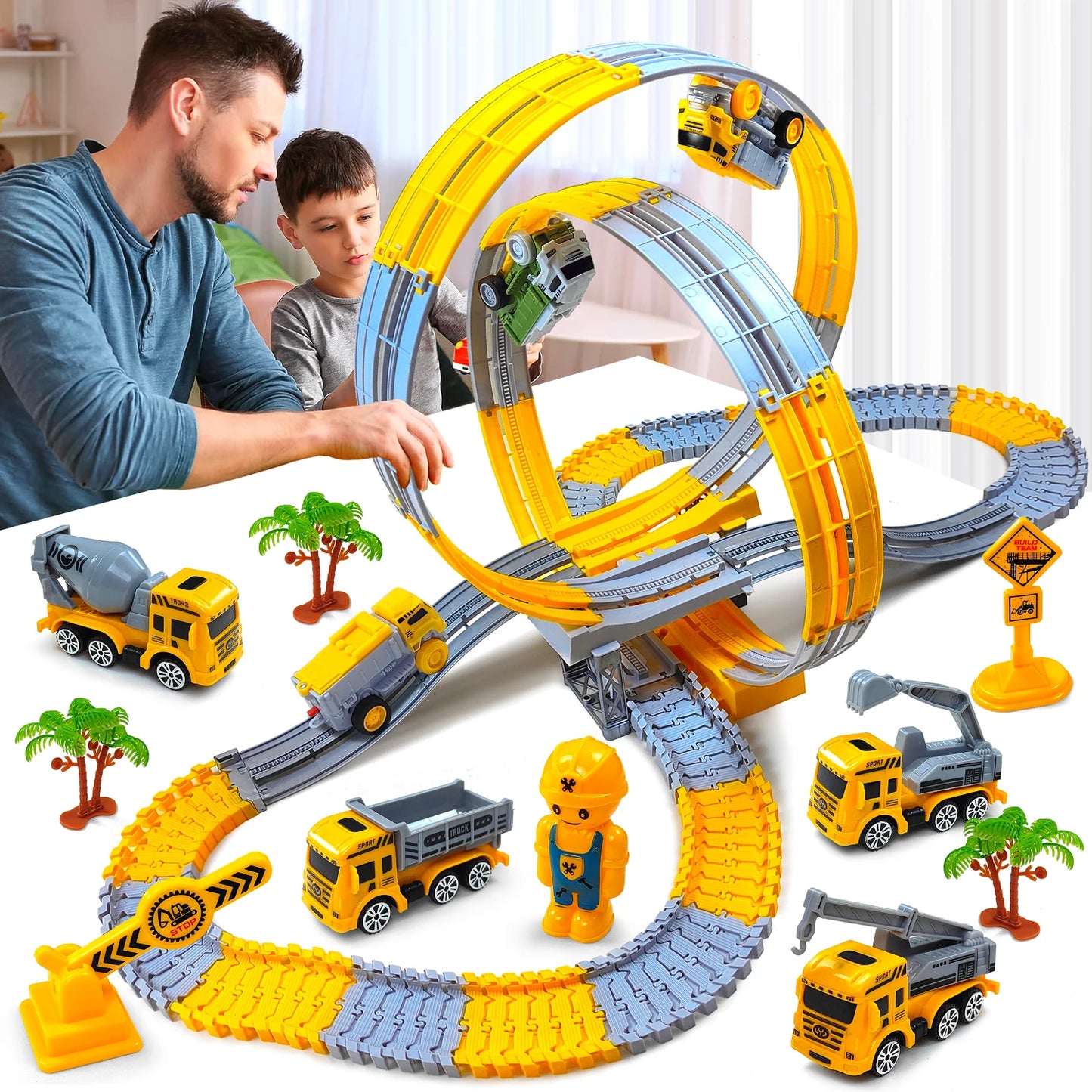 Climbing Track Car For Kids