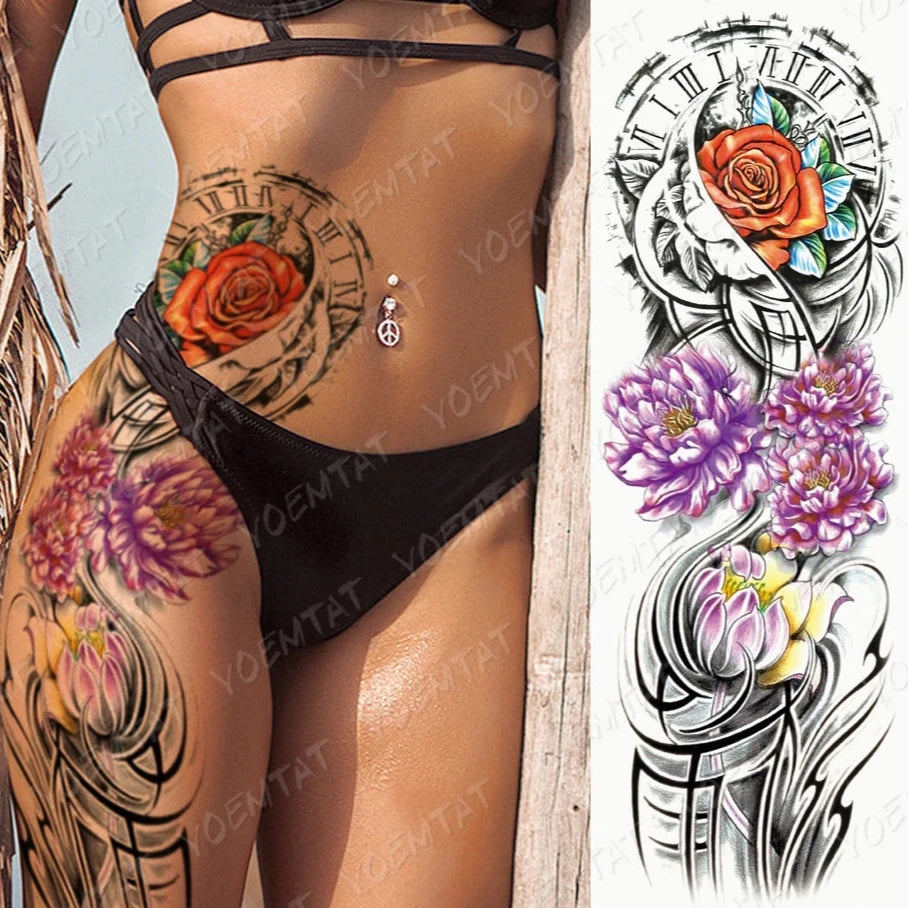 thigh tattoos women