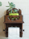 Teak Wood Toilet Paper Holder