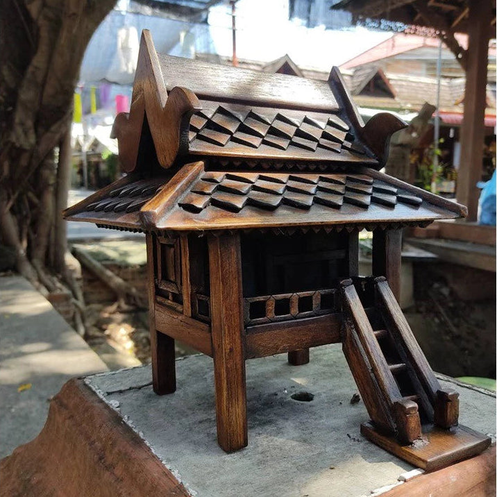 Thai Teak Miniature Spirit House