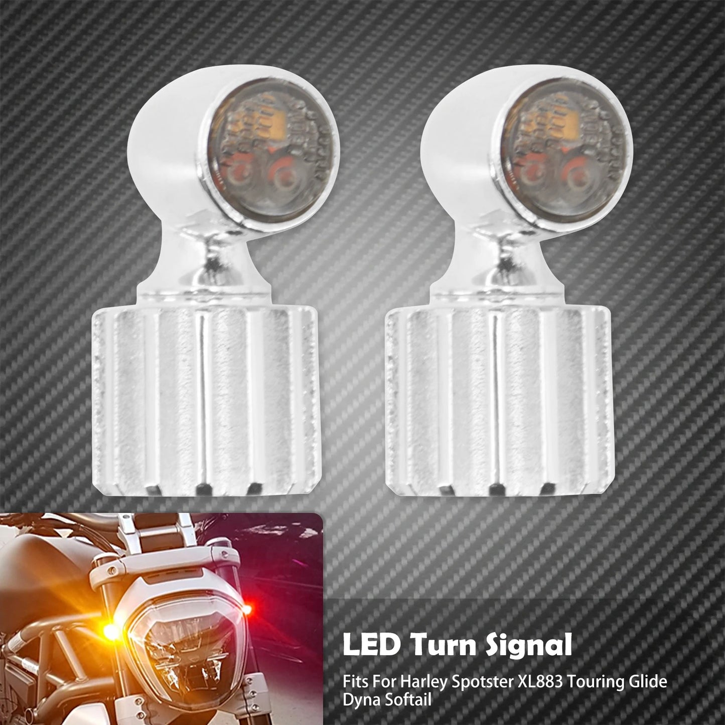 Universeller Mini-LED-Blinker für Motorräder