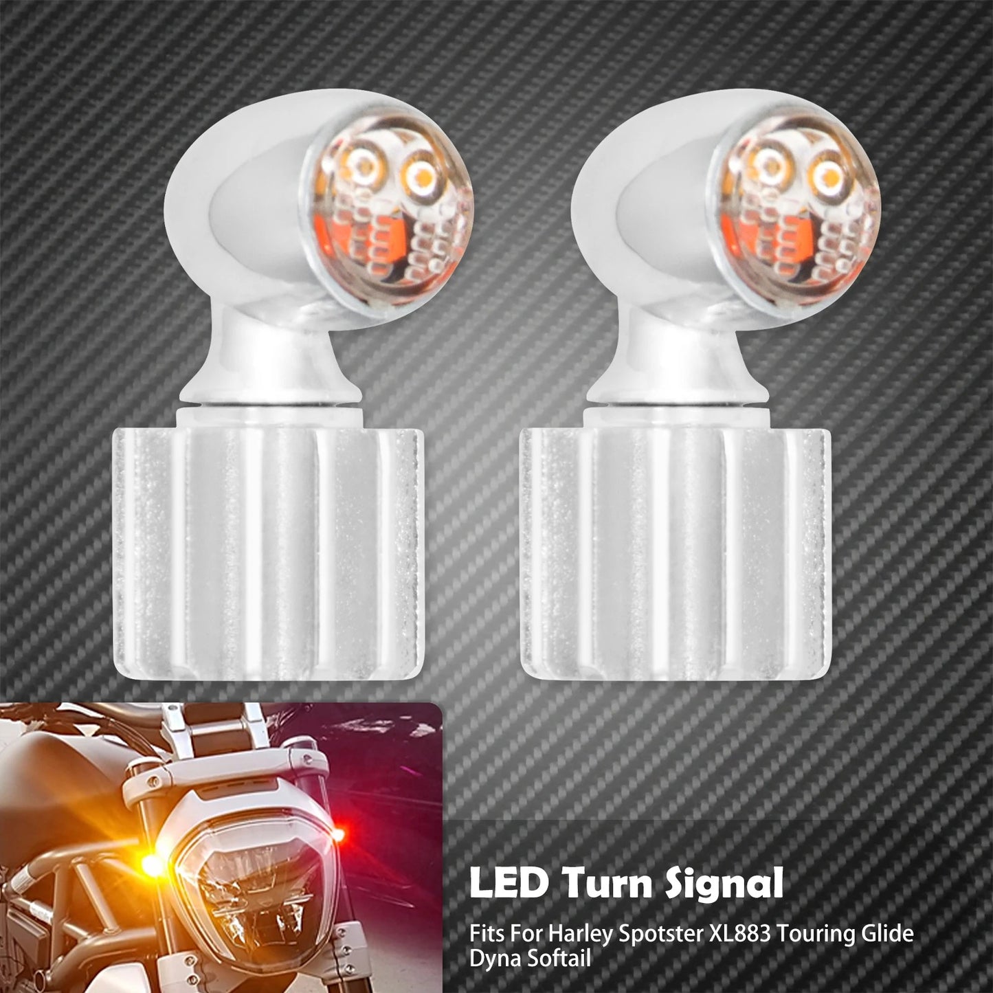 Universeller Mini-LED-Blinker für Motorräder