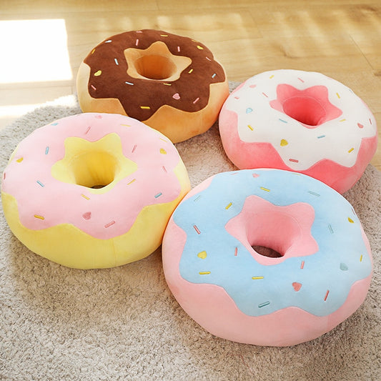 Giant Donut Plush Pillow