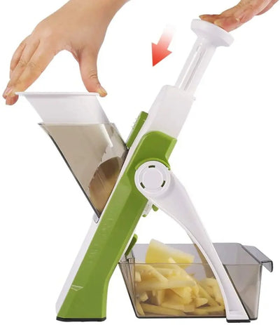 Multi-function mandoline vegetable slicer