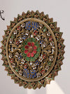 Floral Gilded carved  wood Wall Hanging