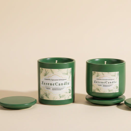 Organic Lemongrass Massage Candle 