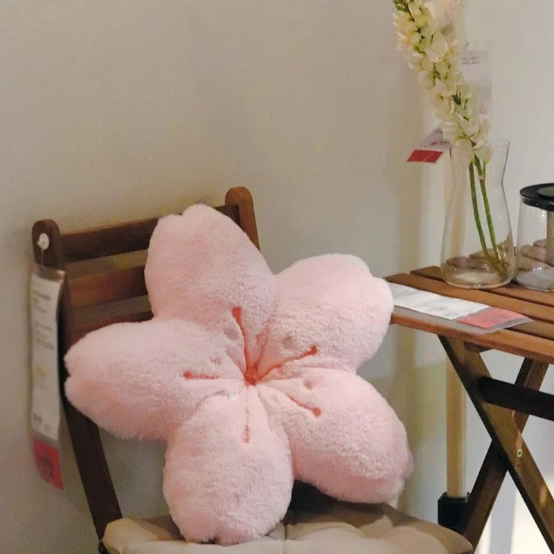 Soft Flower-Shaped Pillow