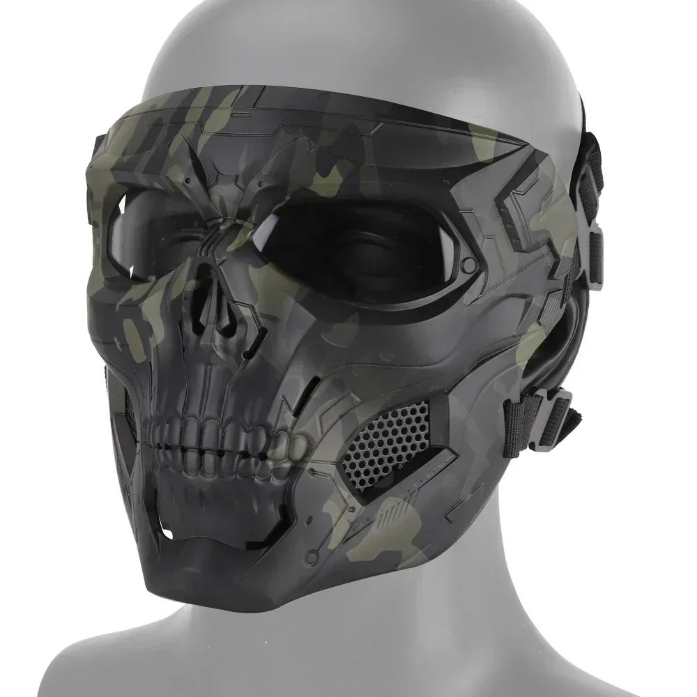 Tactical Skull Mask: Outdoor Airsoft & Paintball Full Face Helmet