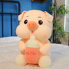 Kawaii Baby Pig Bottle Stuffed Animal