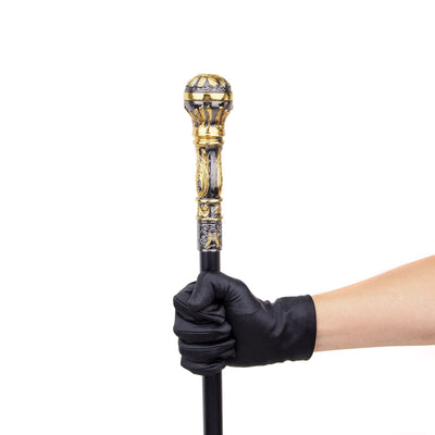 Round Handle Walking Stick with Hidden Plate Self Defense Fashion Cane