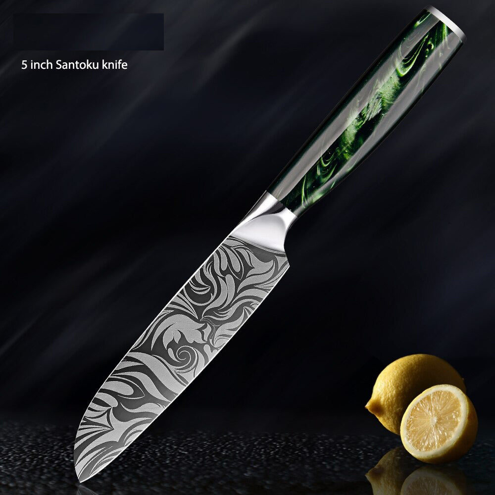 Durable  Stainless Steel Kitchen Knives Sets