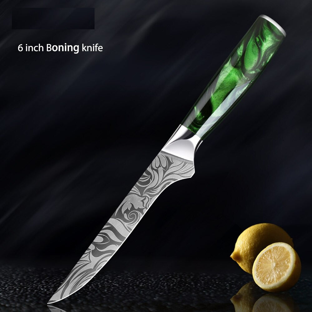 Durable  Stainless Steel Kitchen Knives Sets