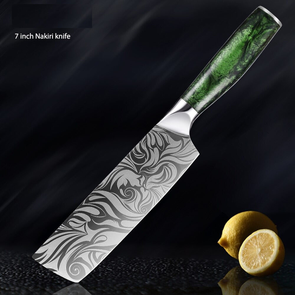 Durable  Stainless Steel Kitchen Knives Sets