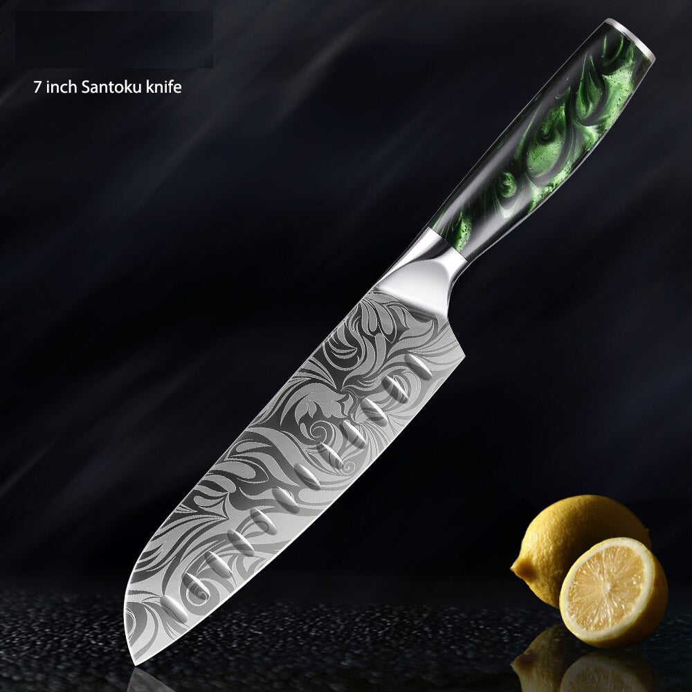 Durable  Stainless Steel Kitchen Knives Sets